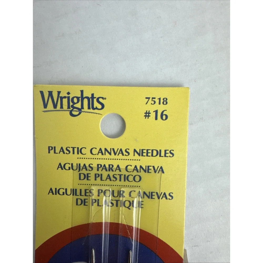 Wrights Boye Plastic Canvas‎ Needles-Size 16 2/Pkg, 7518